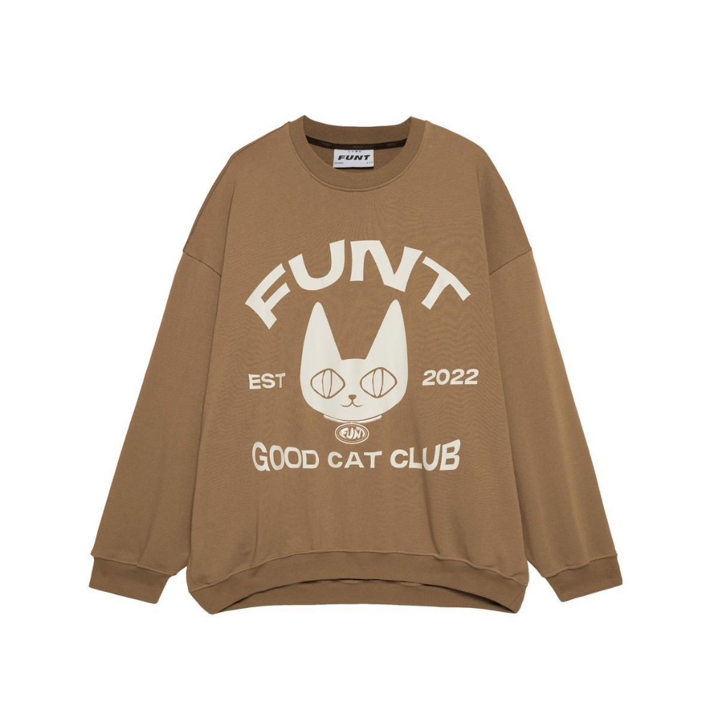 Áo Sweater Nam Nữ Unisex FUNT NEKOMI Nỉ Chân Cua, Bền Bỉ, Chắc Chắn