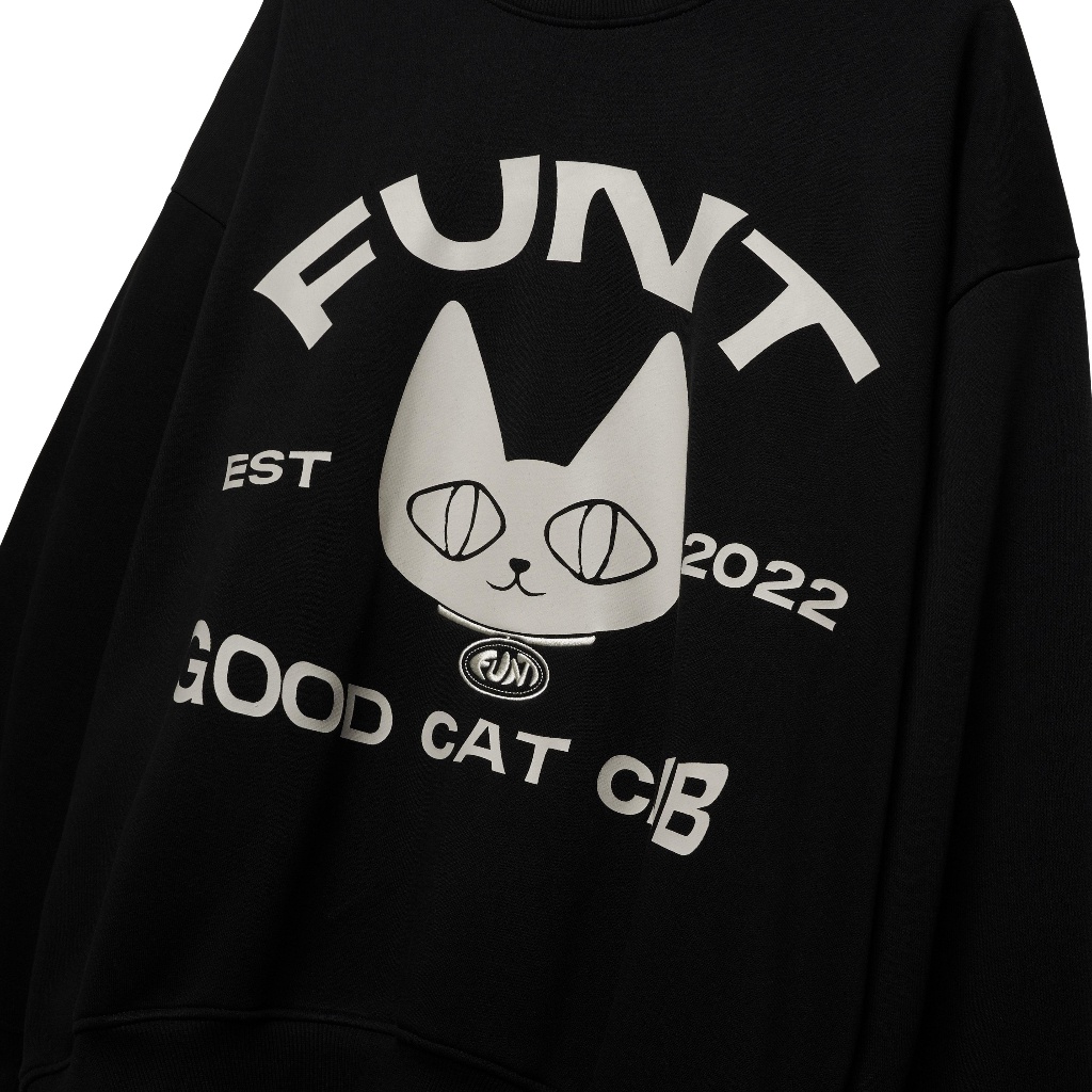 Áo Sweater Nam Nữ Unisex FUNT NEKOMI Nỉ Chân Cua, Bền Bỉ, Chắc Chắn