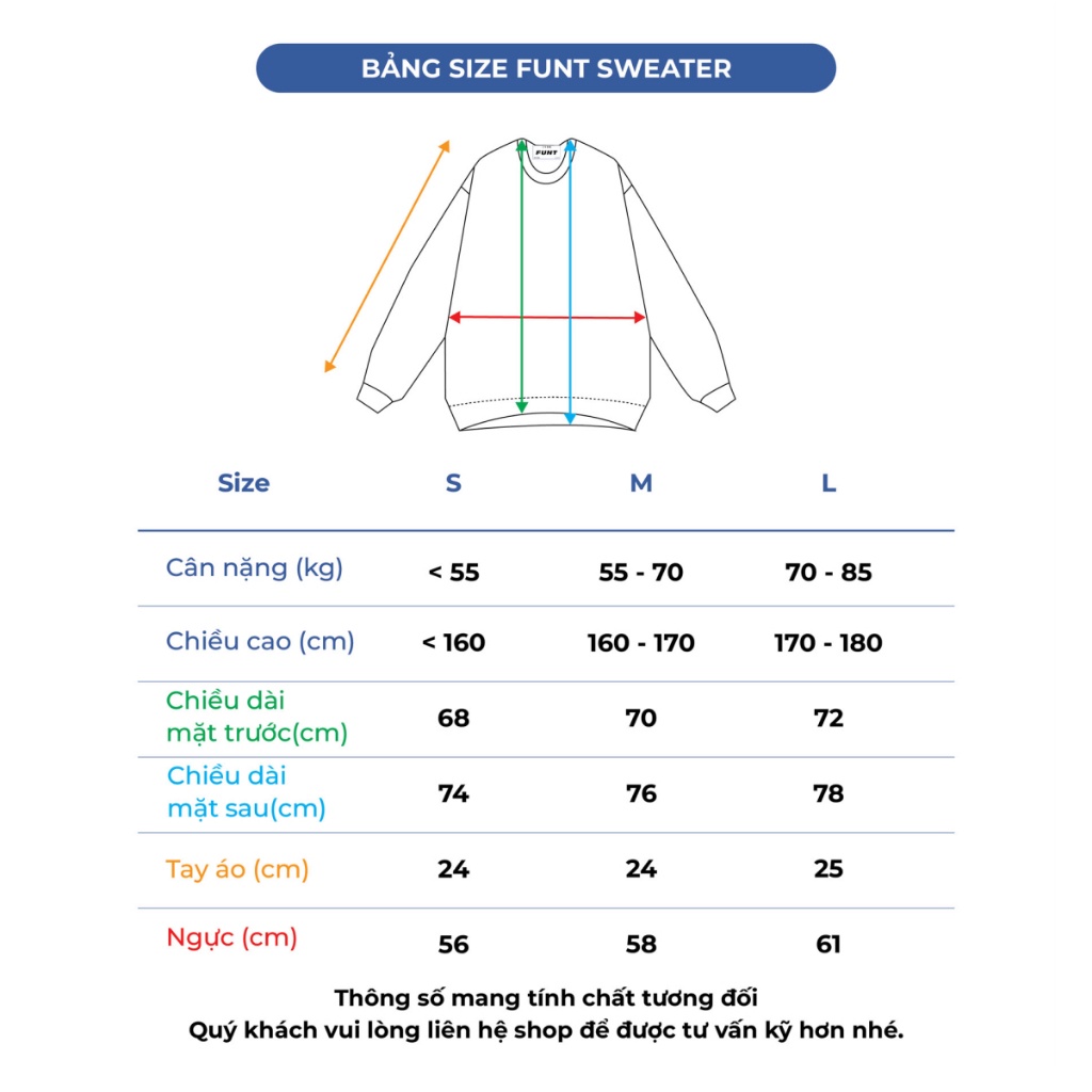 Áo Sweater Nam Nữ Unisex FUNT NEKOMI Nỉ Chân Cua, Bền Bỉ, Chắc Chắn