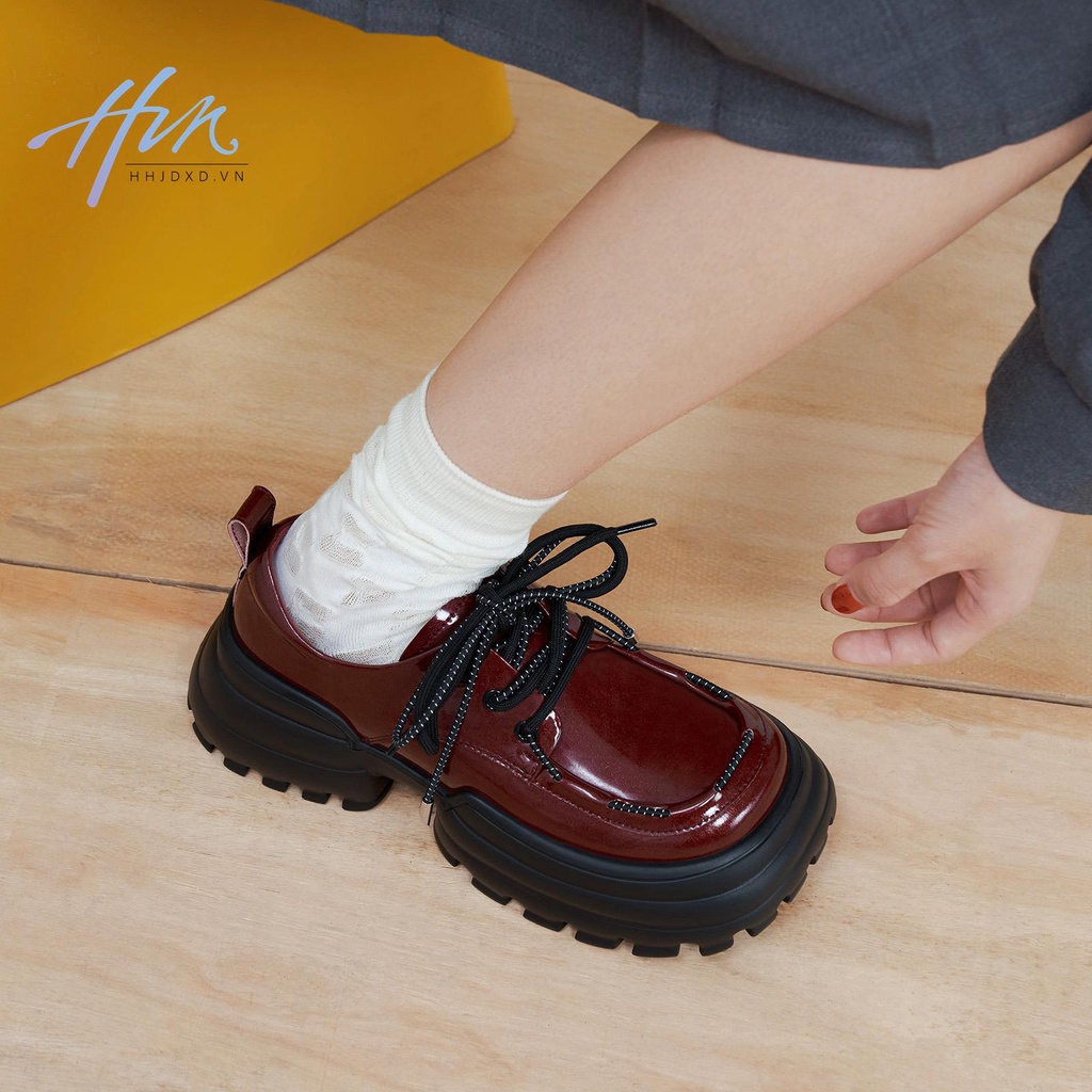 Giày Da Đế Dày Thời Trang Mùa Hè 2023 Cho Nữ