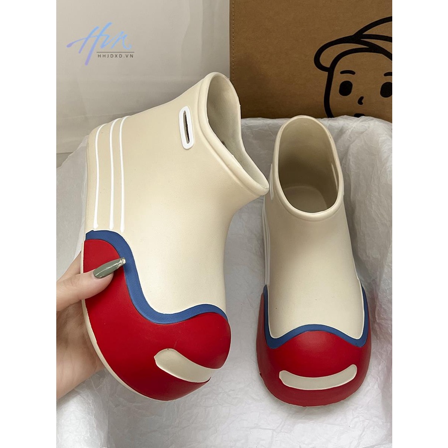 Giày Bốt Đi Mưa Đế Dày Chống Trượt Dễ Phối Đồ Thời Trang Mùa Hè 2023