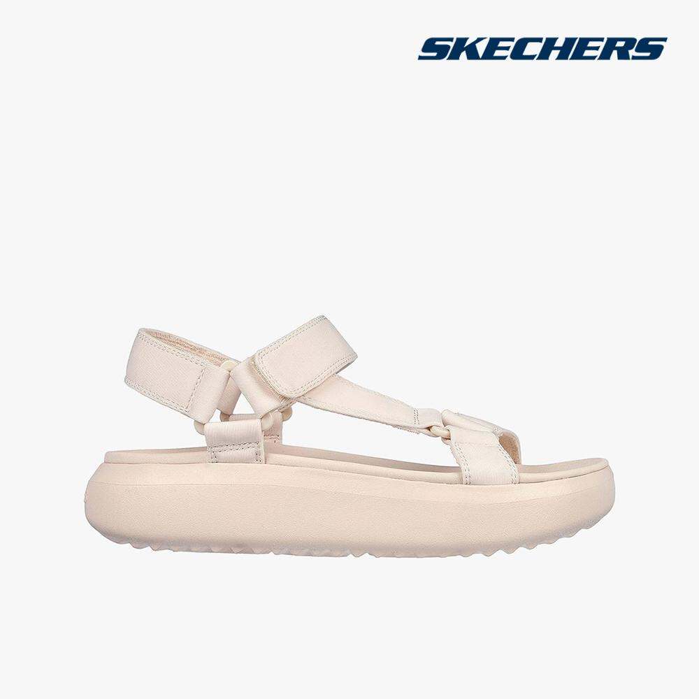 SKECHERS - Giày sandals nữ đế thấp BOBS Pop Ups 3.0 113746-NUDE