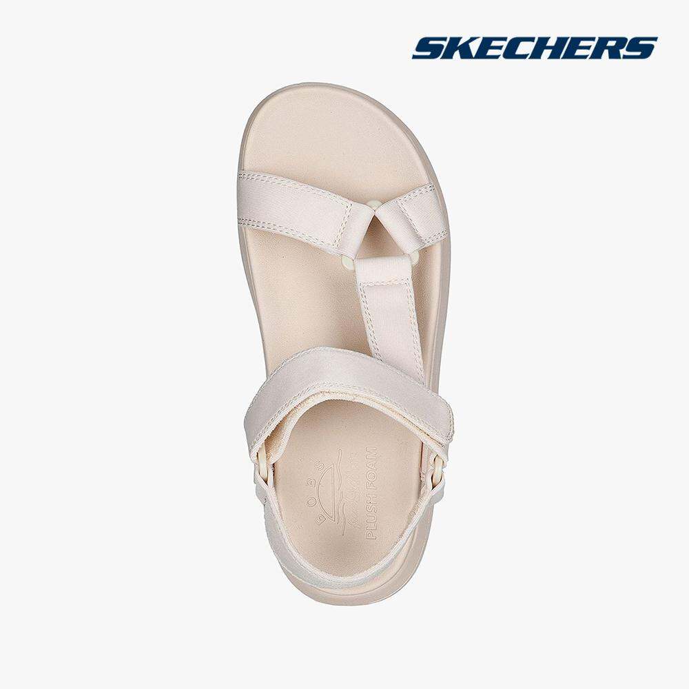 SKECHERS - Giày sandals nữ đế thấp BOBS Pop Ups 3.0 113746-NUDE