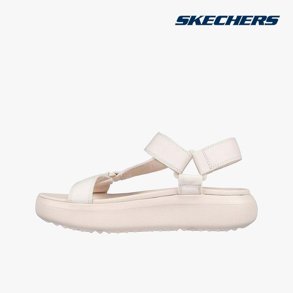 SKECHERS - Giày sandals nữ đế thấp BOBS Pop Ups 3.0 113746-NUDE