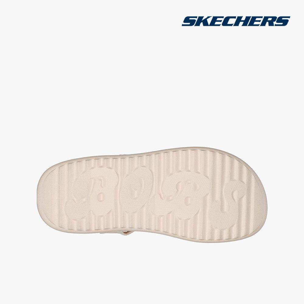 SKECHERS - Giày sandals nữ đế thấp BOBS Pop Ups 3.0 113746-NUDE