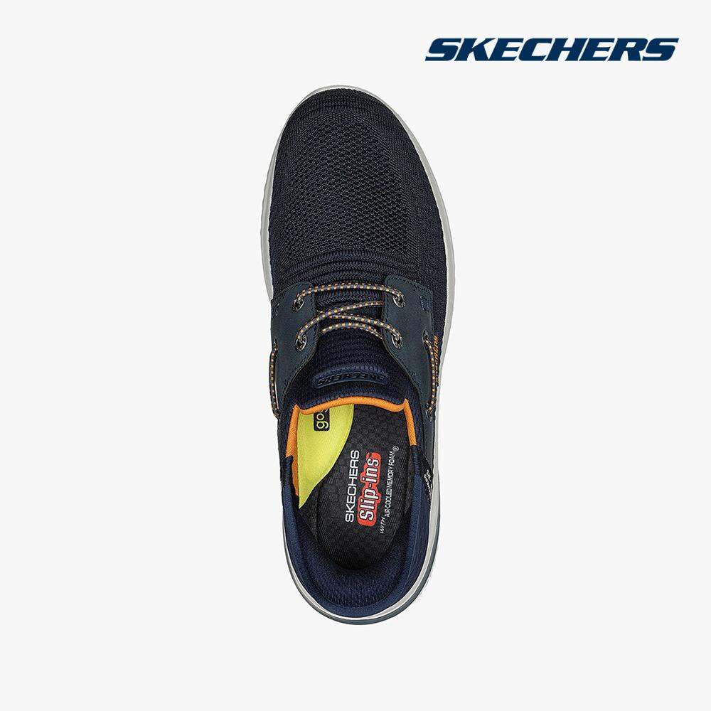 SKECHERS - Giày slip on nam Delson 3.0 210606-NVY