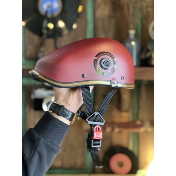 Mũ bảo hiểm thời trang Beret nam nữ , nón bảo hiểm nửa đầu