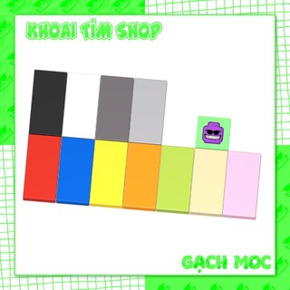 Combo 10 part trơn 1x2 - phụ kiện gạch moc tương thích 3069