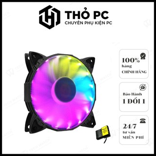 [freeship] Quạt khuếch tán nhiệt lượng - Fan Led RGB Cắm nguồn thẳng không qua HUB Goldtech H1