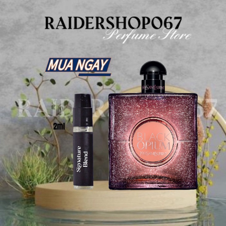 Nước hoa 𝐘𝐒𝐋 Black Opium Floral Shock - 10ml