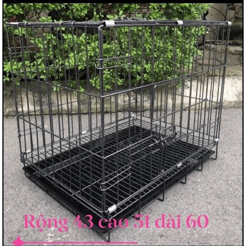 SALE rẻ Chuồng Chó Lớn Vân Đá dày dặn  - kèm khay vệ sinh  lovelovepet