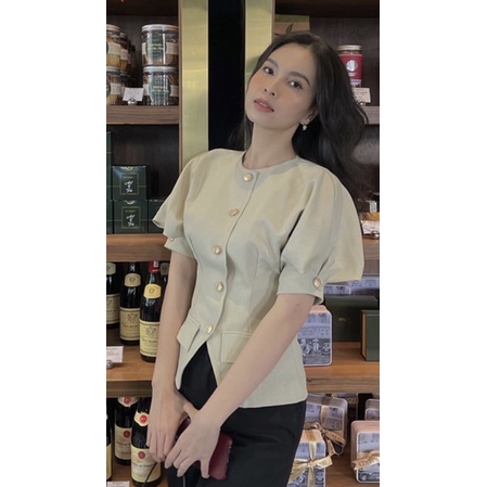 Áo tay phồng LINH TOP của Coemcloset size S