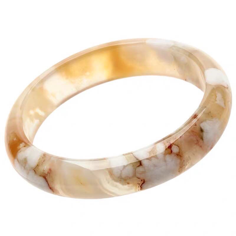 Vòng tay mã não hoa anh đào đá pha lê tự nhiên tinh khiết qua nhà máy cao bán hàng trực tiếp