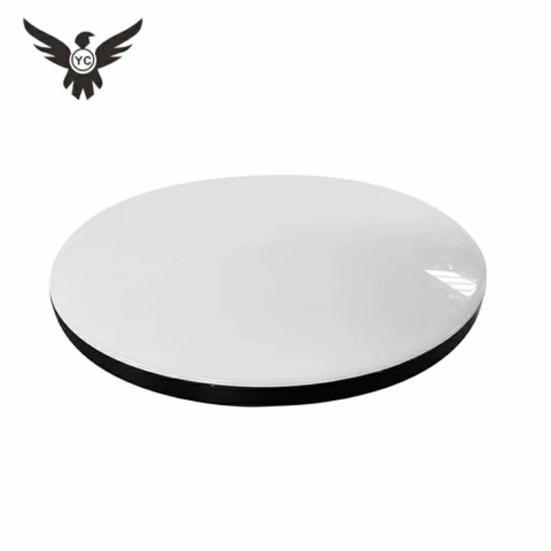 Đèn ốp trần phòng khách, phòng ngủ, ban công 24W viền vàng, đen - Ánh sáng trắng