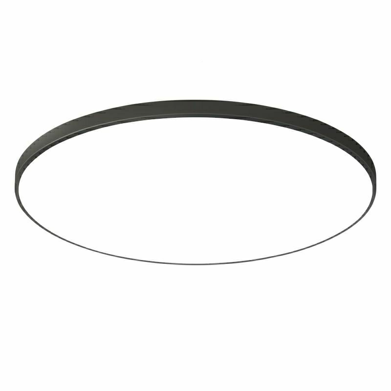 Đèn ốp trần phòng khách, phòng ngủ, ban công 24W viền vàng, đen - Ánh sáng trắng