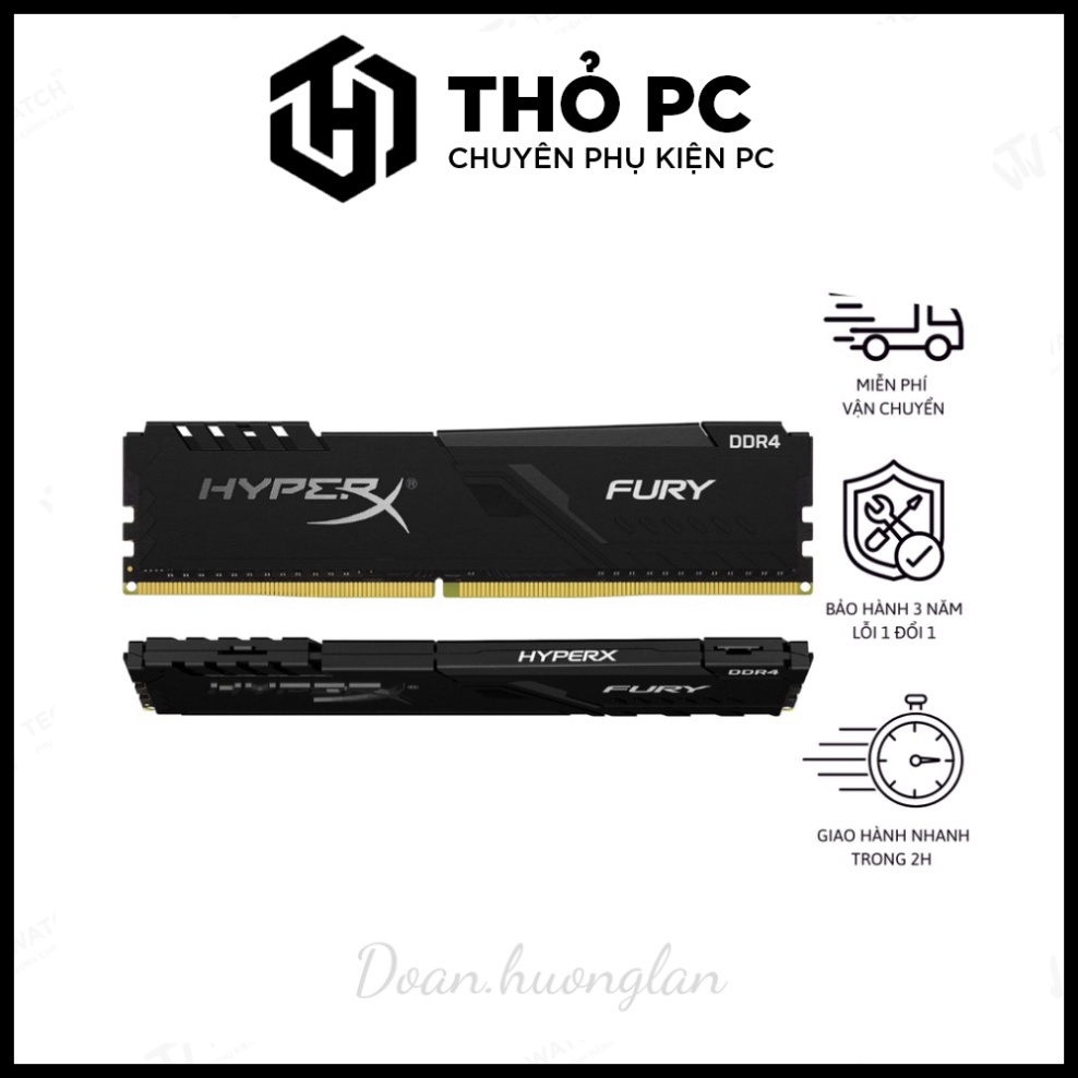 [freeship] RAM Kingston HyperX Fury 8GB DDR4 Bus 3200MHz Bảo Hành 36 tháng | BigBuy360 - bigbuy360.vn