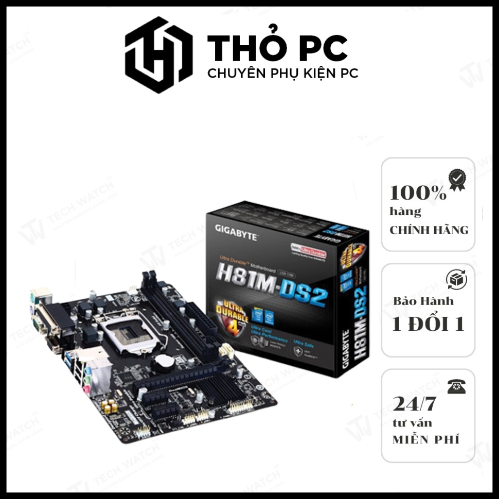 [freeship] Main H81 Giga New BH 24 tháng