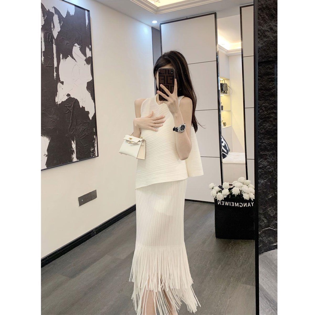 Yuexunsuit Set Đầm Nữ Thần Cao Cấp Phong Cách Nước Ngoài