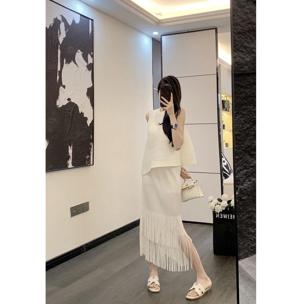 Yuexunsuit Set Đầm Nữ Thần Cao Cấp Phong Cách Nước Ngoài
