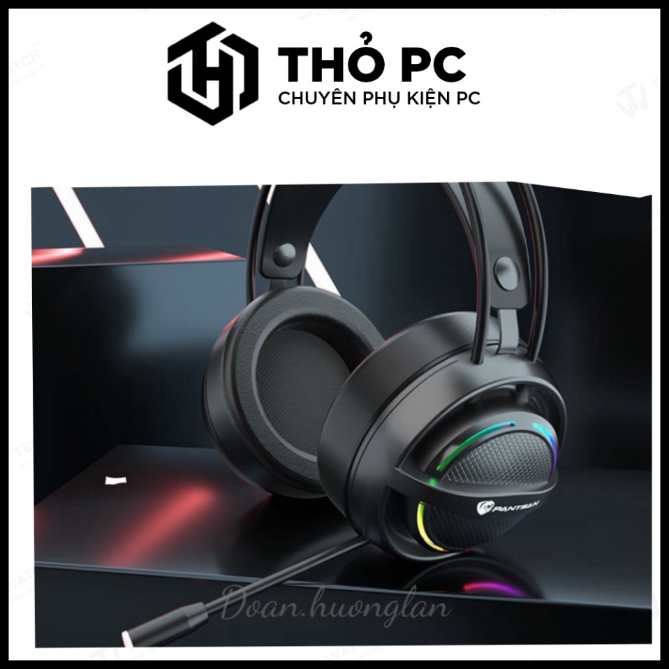 Tai nghe chuyên game PSH 100 led RGB giá rẻ, hàng full box BH 12 tháng