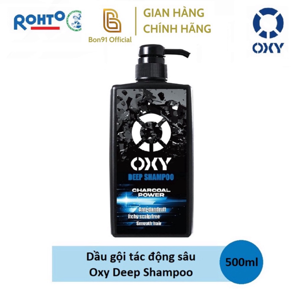Dầu gội Oxy Deep Shampoo Rohto 500ml