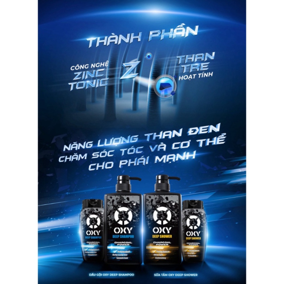 Dầu gội Oxy Deep Shampoo Rohto 500ml