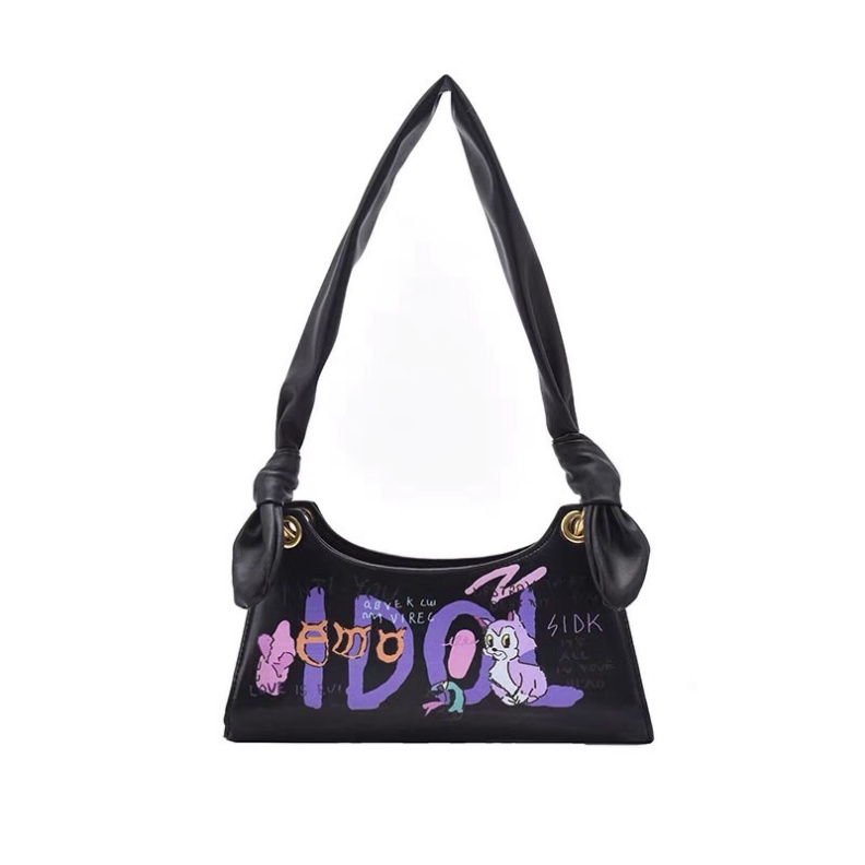 Túi kẹp nách nữ hoạ tiết idol cute phong cách hàn quốc