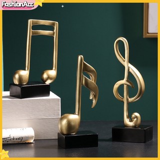 <FA> Set 3 Mô Hình Tượng Nốt Nhạc Trang Trí Độc Đáo Đa Dụng