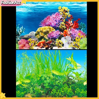 <FA> Miếng Dán Trang Trí Bể Cá Phong Cách Đại Dương