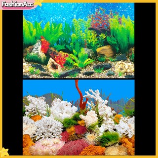 <FA> Miếng Dán Trang Trí Bể Cá Phong Cách Đại Dương