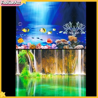 <FA> Miếng Dán Trang Trí Bể Cá Phong Cách Đại Dương