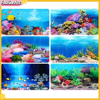 <FA> Miếng Dán Trang Trí Bể Cá Phong Cách Đại Dương