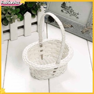 <FA> Giỏ đựng củ quả picnic thiết kế dễ thương đan sợi nhựa