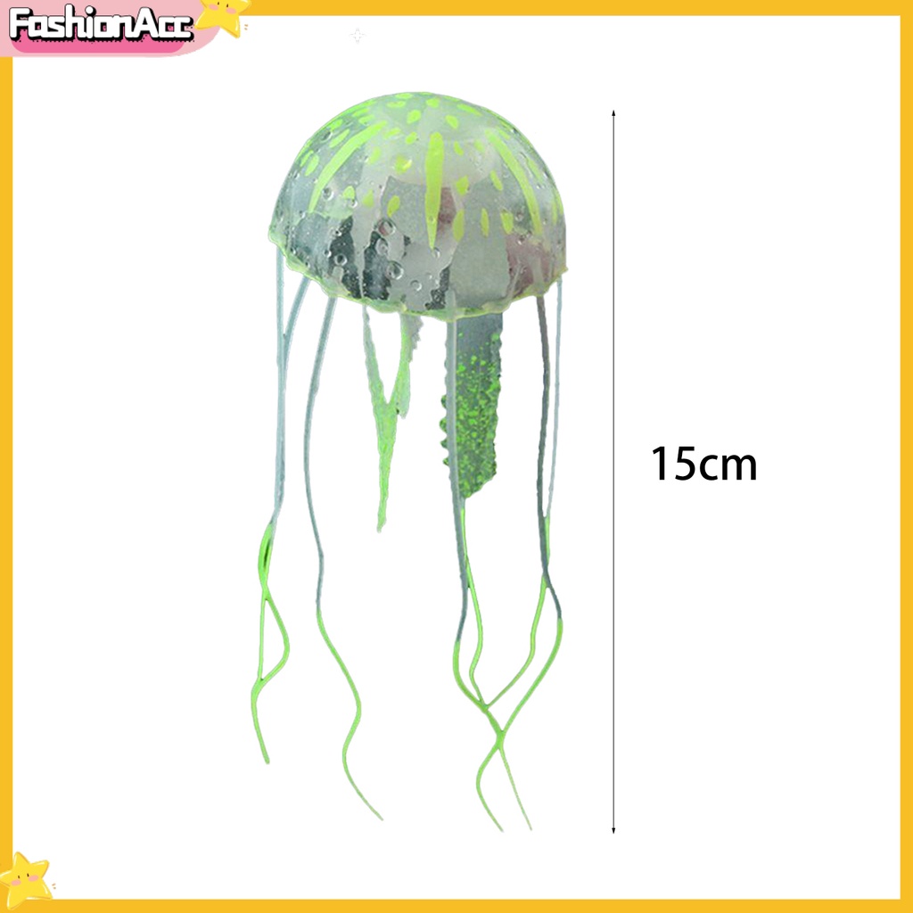 Mô hình sứa nhân tạo bằng nhựa trang trí bể cá độc đáo