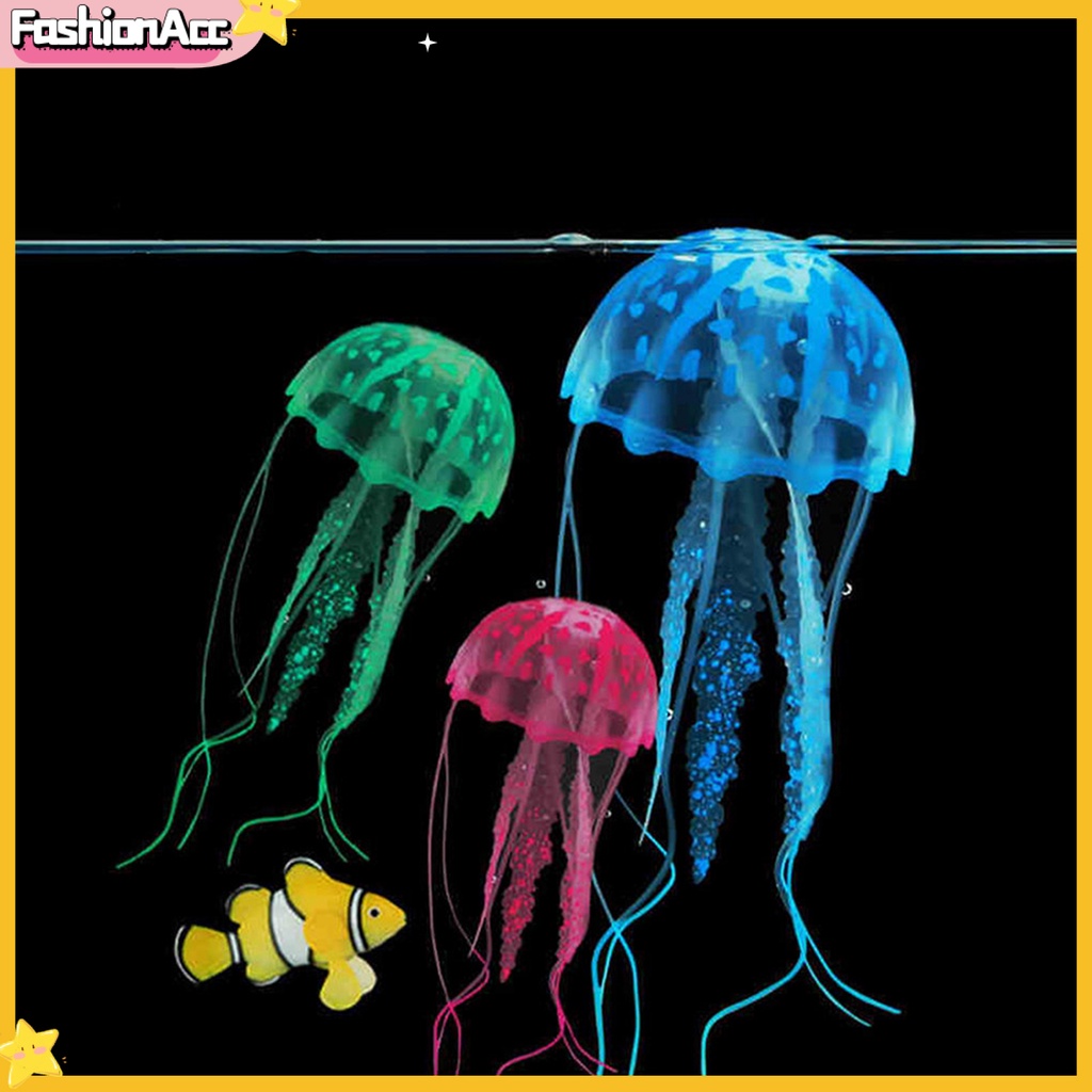 Mô hình sứa nhân tạo bằng nhựa trang trí bể cá độc đáo