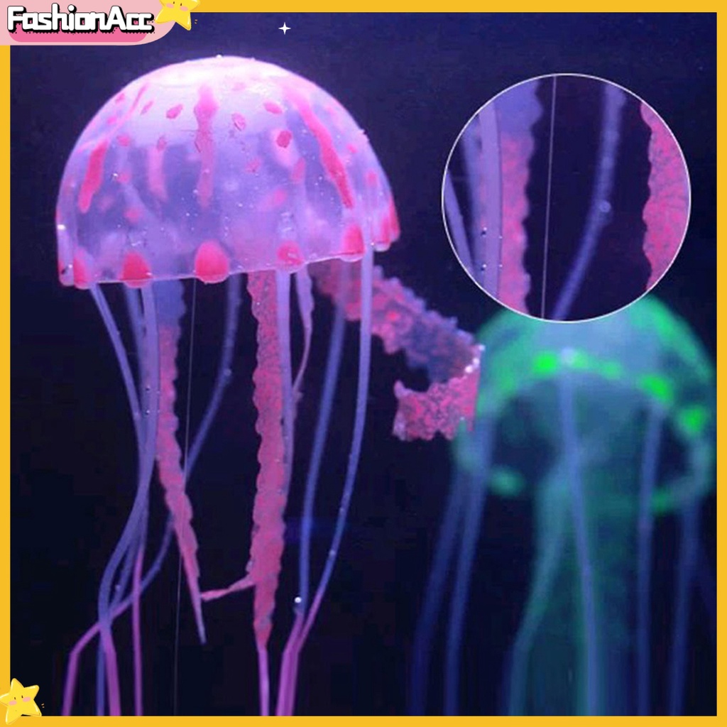 Mô hình sứa nhân tạo bằng nhựa trang trí bể cá độc đáo