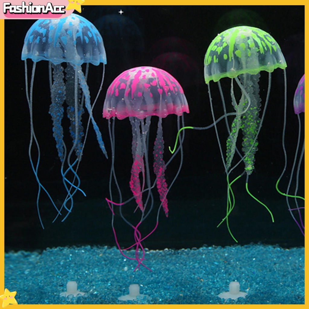 Mô hình sứa nhân tạo bằng nhựa trang trí bể cá độc đáo