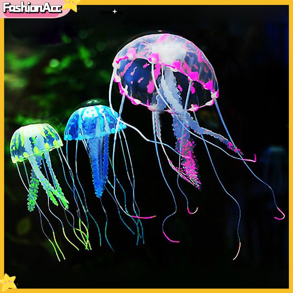 Mô hình sứa nhân tạo bằng nhựa trang trí bể cá độc đáo