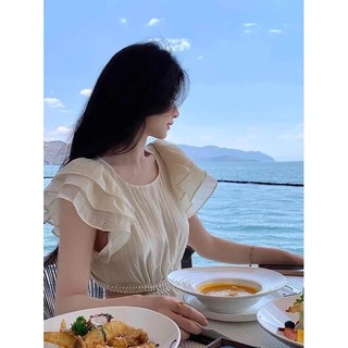 Đầm maxi voan khoét eo _ L479