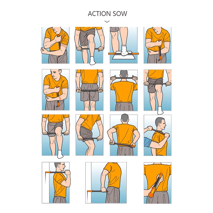 Thanh Lăn Massage M1, Gậy Lăn Massage Cơ, Massage Đùi, Vai, Cổ, Hỗ Trợ Tập Yoga, Chăm Sóc Sức Khỏe - 1910