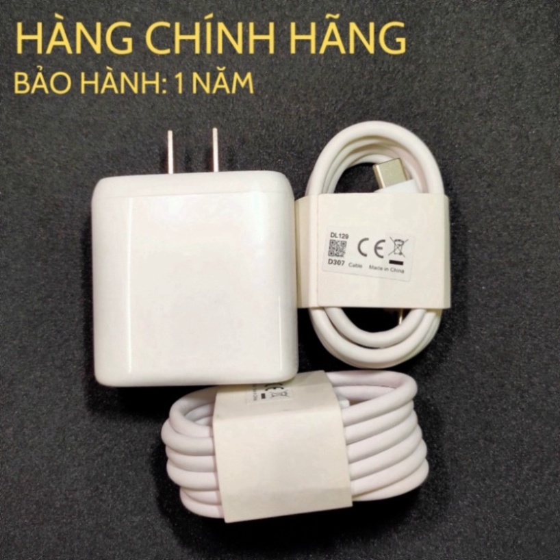 Bộ Sạc Cáp 65W SUPER VOOC 2.0 Oppo Find X2 Chính Hãng Bảo Hành 12 Tháng