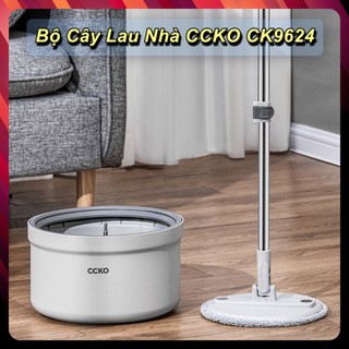 Bộ cây lau nhà ccko ck9624 cao cấp tách nước bẩn