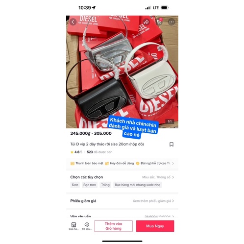 TÚI D SIZE 20cm new 2023 fulbox