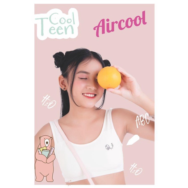 Áo lót học sinh cho bé gái mới lớn dậy thì Aircool từ 9 10 11 12 13 14 15 tuổi áo ngực Bra bé gái thun cotton THOÁNG KHÍ