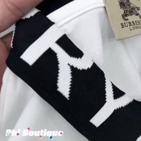 Áo polo nam BBR cotton cá sấu 100% Trơn Pha Dệt Chữ Quanh Cổ Kiểu Dáng Basic Siêu Cháy Phố 2023