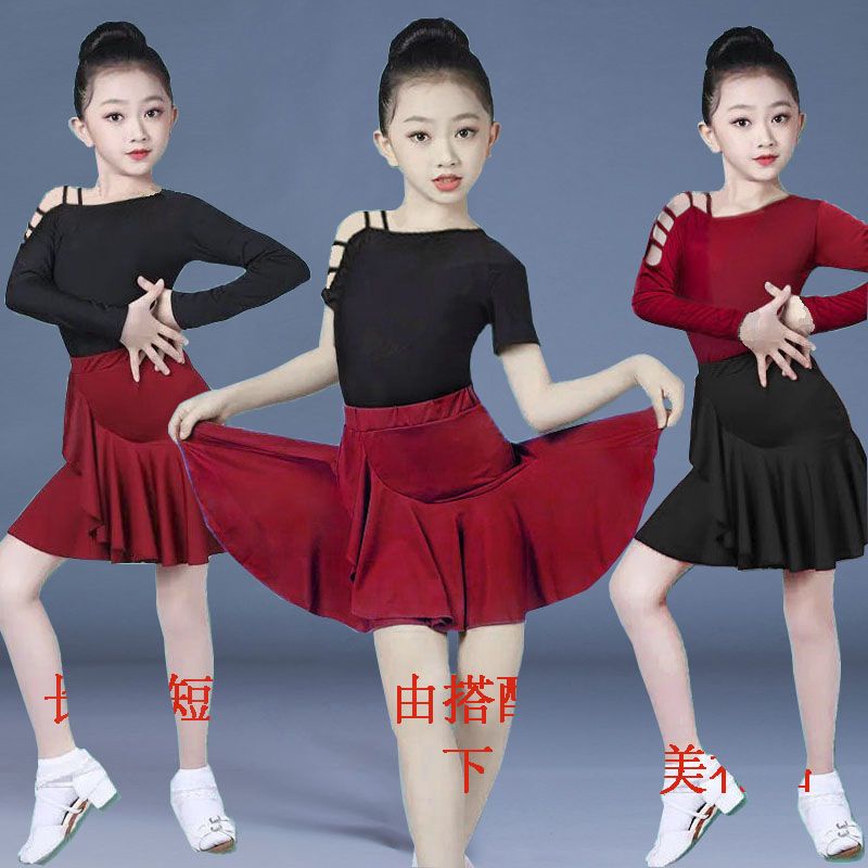 Đầm Khiêu Vũ Latin Thời Trang Mùa Xuân Dành Cho Bé Gái 7.18