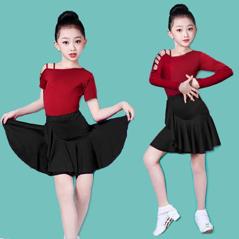Đầm Khiêu Vũ Latin Thời Trang Mùa Xuân Dành Cho Bé Gái 7.18