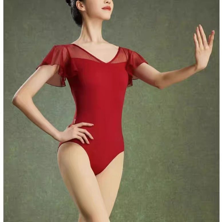 Áo Khoác Múa Ba Lê Tay Ngắn Hở Lưng Thời Trang Cho Nữ 7.18