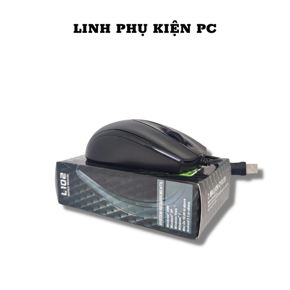 Chuột fuhlen L102 có dây hàng Bảo hành 12 tháng