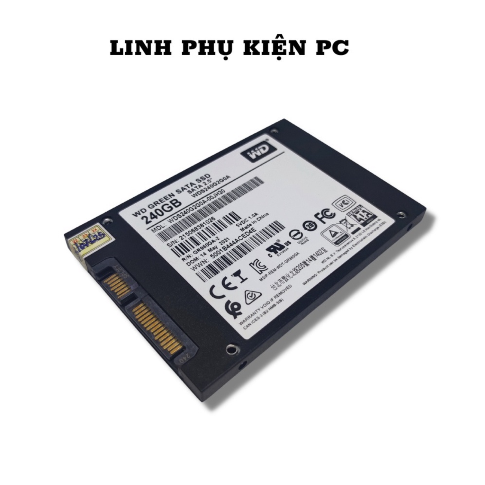 Ổ Cứng SSD WD Green 240GB hàng mới Bảo Hành 36 tháng